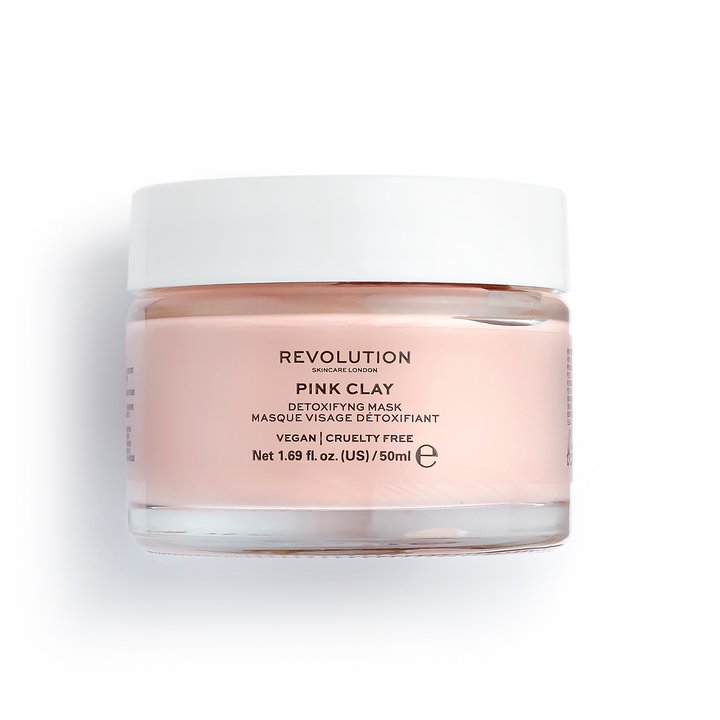 Revolution Skincare Pink Clay Detoxifying Face Mask - BeautyBound