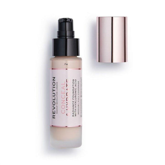 Revolution Conceal & Hydrate Foundation F4 - BeautyBound