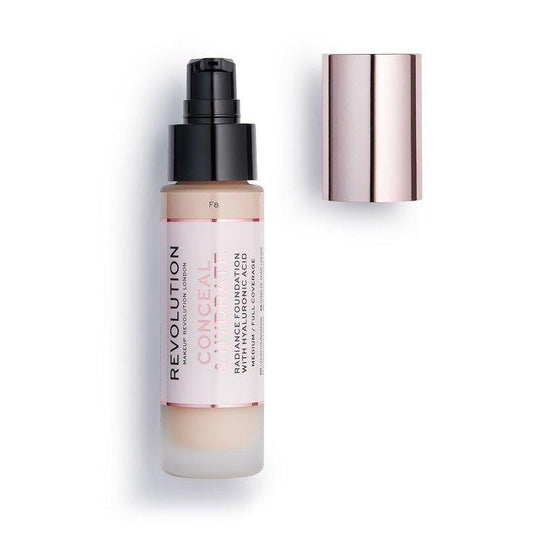 Revolution Conceal & Hydrate Foundation F8 - BeautyBound