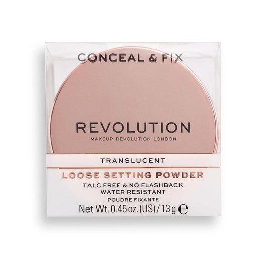 Revolution Conceal & Fix Setting Powder Translucent - BeautyBound
