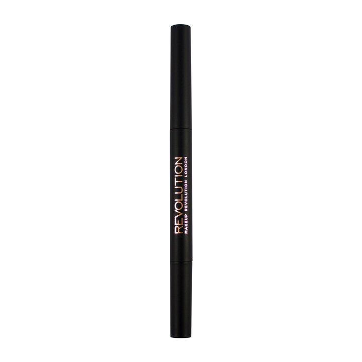 Revolution Duo Brow Pencil Light Brown - BeautyBound.co.za