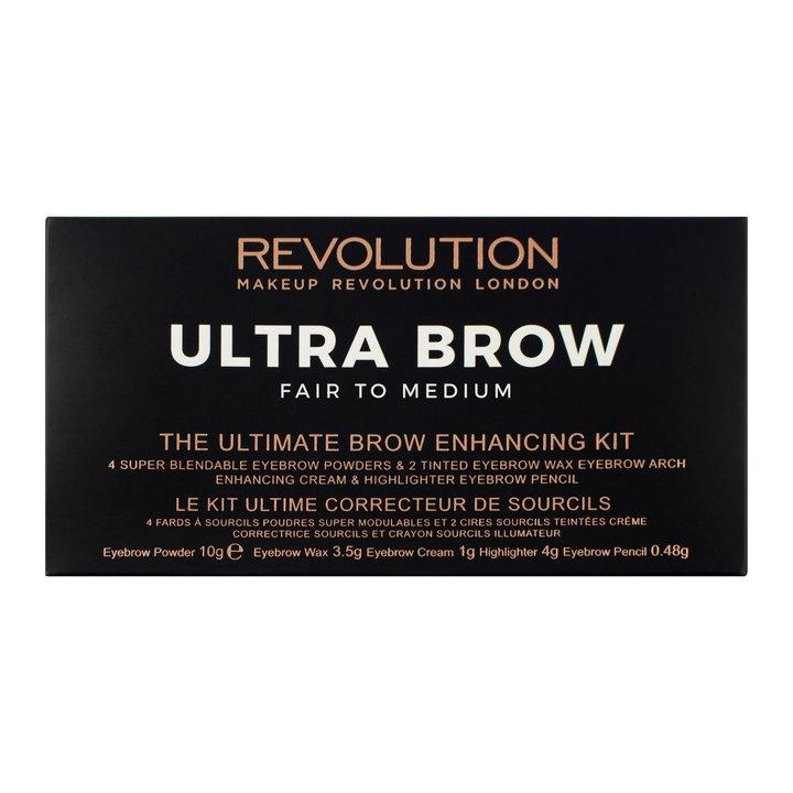 Revolution Ultra Brow Palette Fair / Medium - BeautyBound.co.za