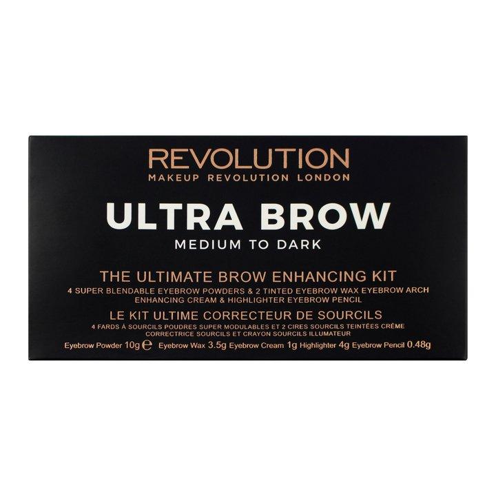 Revolution Ultra Brow Palette Medium / Dark - BeautyBound.co.za